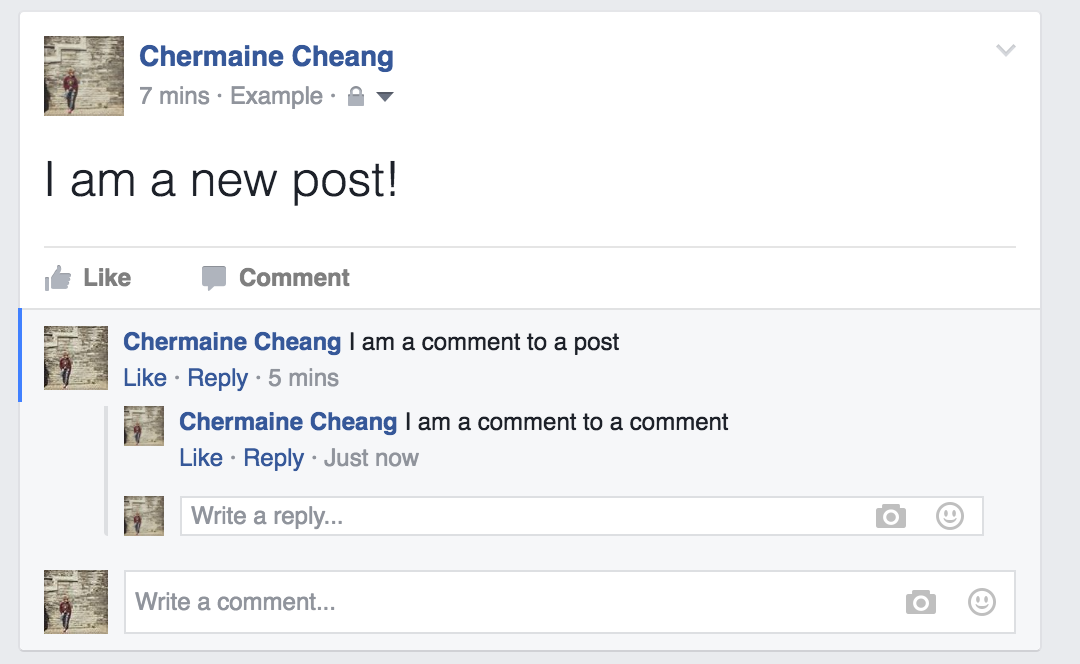 Result from POST request