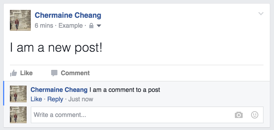 Result from POST request